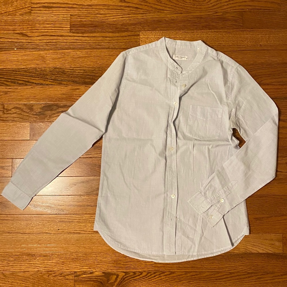 Equipment striped shirt size ex S